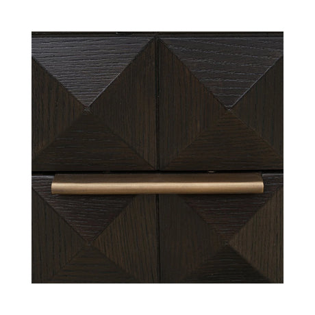 Nachttisch Claremont in braun, 53x44 cm von Richmond Interiors – Produktbild 2