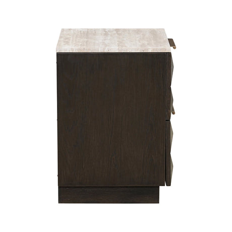 Nachttisch Claremont in braun, 53x44 cm von Richmond Interiors – Produktbild 4