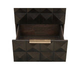 Nachttisch Claremont in braun, 53x44 cm von Richmond Interiors – Produktbild 7