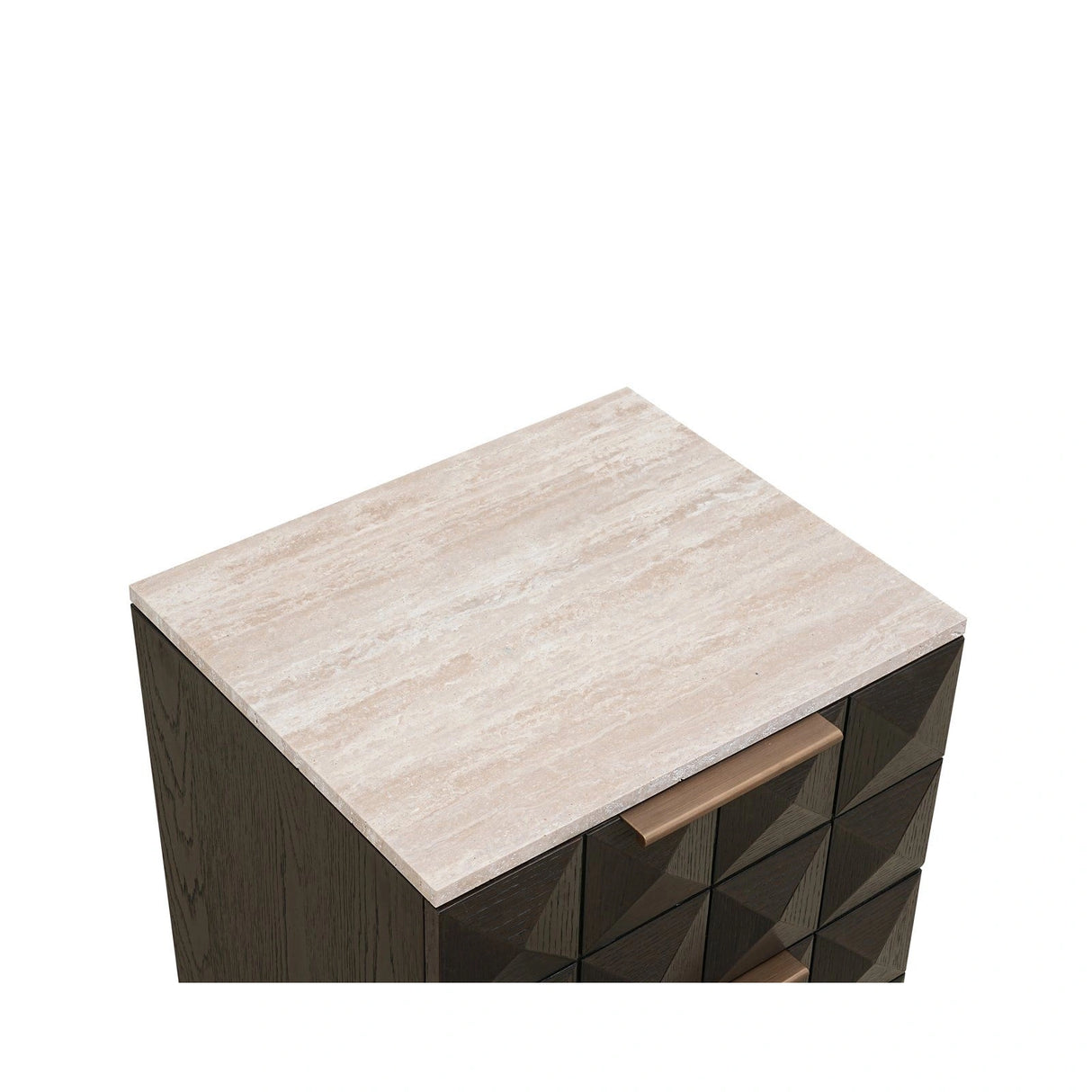 Nachttisch Claremont in braun, 53x44 cm von Richmond Interiors – Produktbild 8