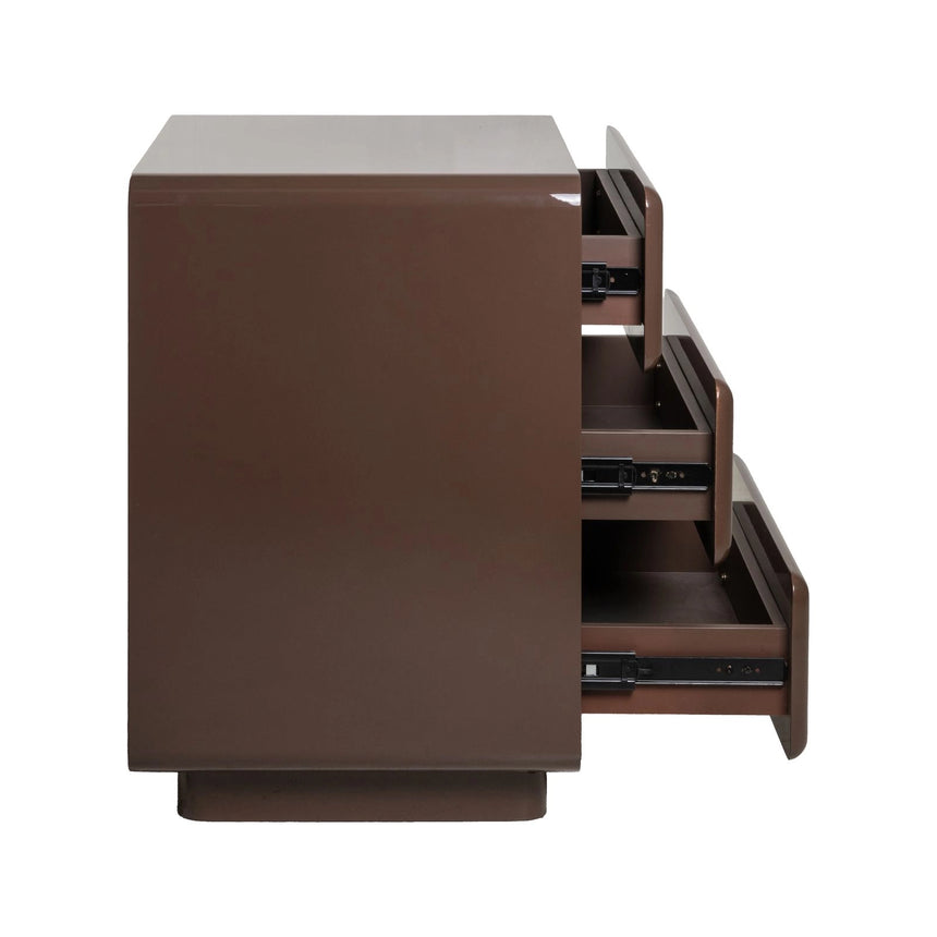 Nachttisch Demy in kastanienbraun, 57x43x60 cm von Richmond Interiors – Bild 5