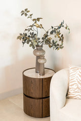 Nachttisch Ellery in braun mit 2 Schubladen, 50x50x65 cm von Richmond Interiors – Bild 6