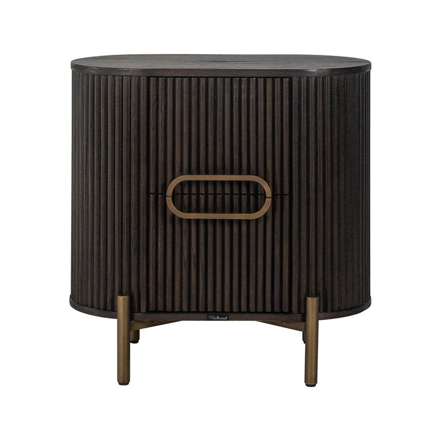 Nachttisch Luxor in braun, 60x39x60 cm von Richmond Interiors – Bild 3