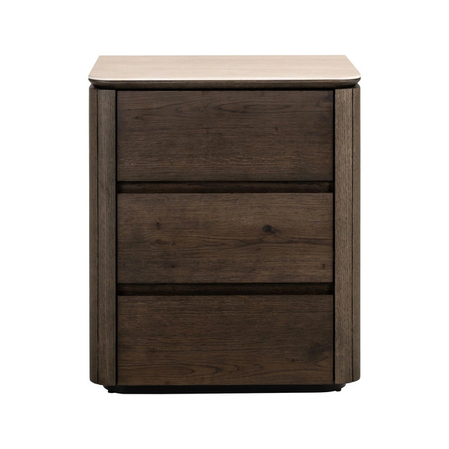 Nachttisch Ritz in braun, 55x40x65 cm von Richmond Interiors – Bild 3