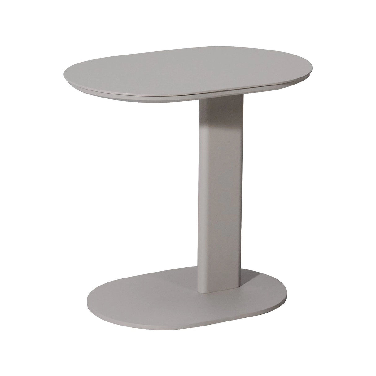 Outdoor Beistelltisch Quinn aus Aluminium in light beige, 52x35x48,3 cm von Richmond Interiors – Produktbild 1