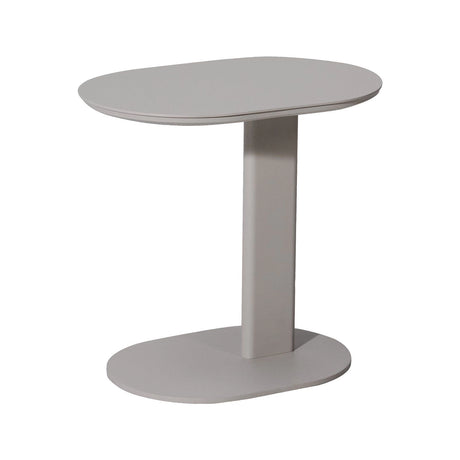 Outdoor Beistelltisch Quinn aus Aluminium in light beige, 52x35x48,3 cm von Richmond Interiors – Produktbild 1