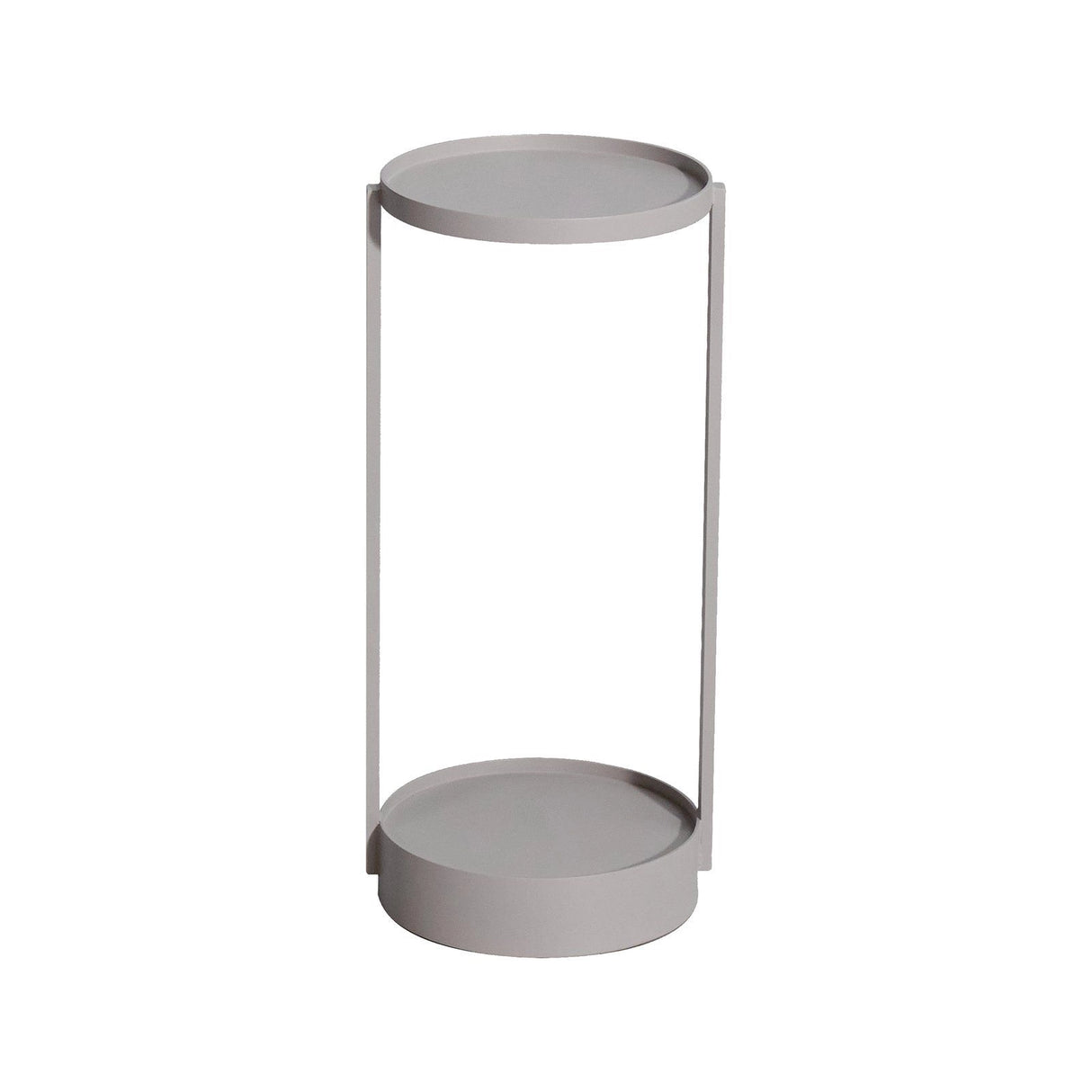 Outdoor Beistelltisch Reed aus Aluminium in light beige, 25,5x23,5x55 cm  von Richmond Interiors – Produktbild 1
