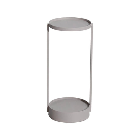 Outdoor Beistelltisch Reed aus Aluminium in light beige, 25,5x23,5x55 cm  von Richmond Interiors – Produktbild 1