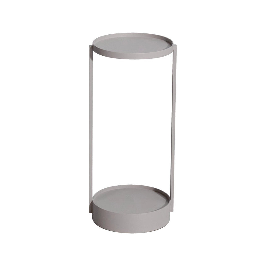 Outdoor Beistelltisch Reed aus Aluminium in light beige, 25,5x23,5x55 cm  von Richmond Interiors – Produktbild 1
