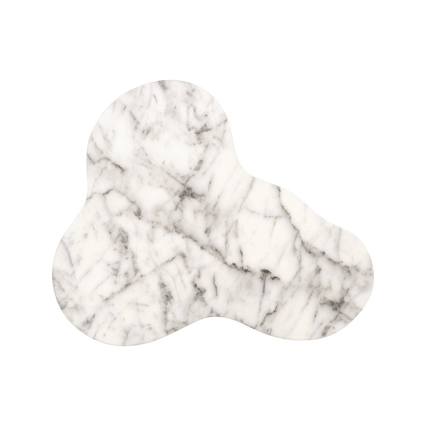 Outdoor Beistelltisch Rockyard mit weißen Marmorlook, 46x39,5x46 cm von Richmond Interiors – Bild 3