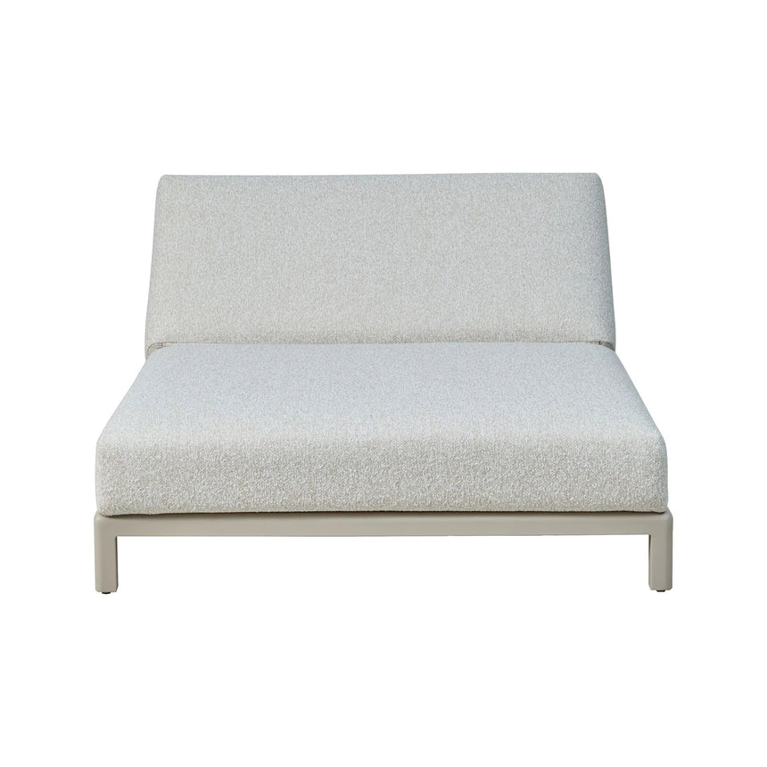 Outdoor-Doppelliege Kempinski in ecru, 130x197x40 cm von Richmond Interiors – Bild 4