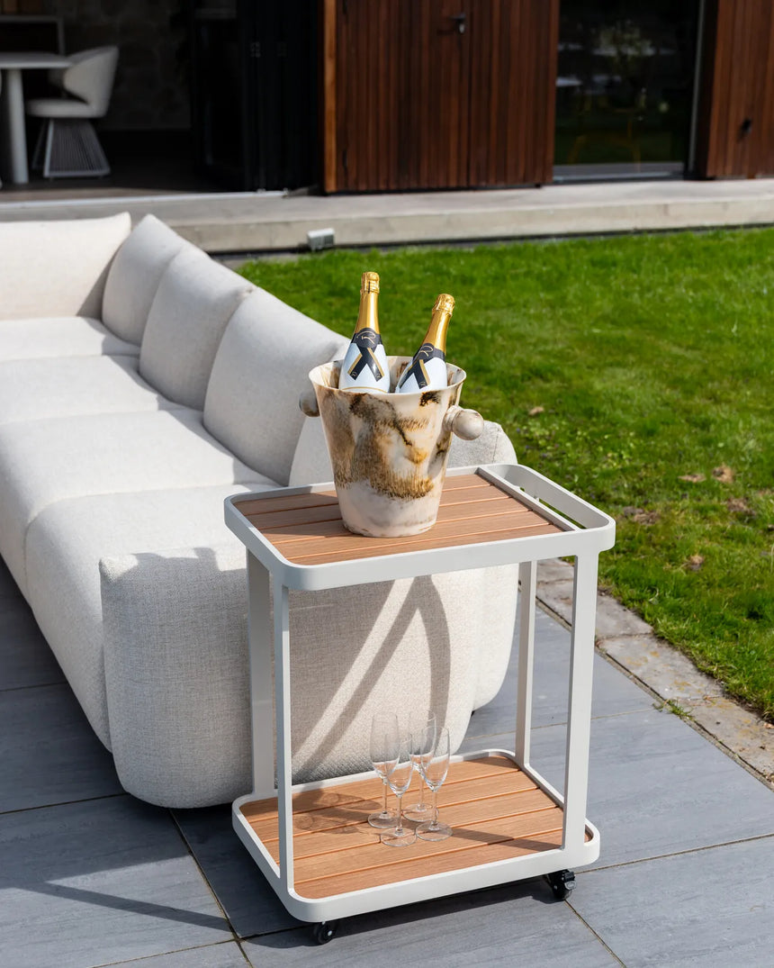Outdoor-Ecksofa Dawson in beige alpine, 278x99 cm von Richmond Interiors – Bild 12