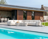 Outdoor-Ecksofa Dawson in beige alpine, 278x99 cm von Richmond Interiors – Bild 2