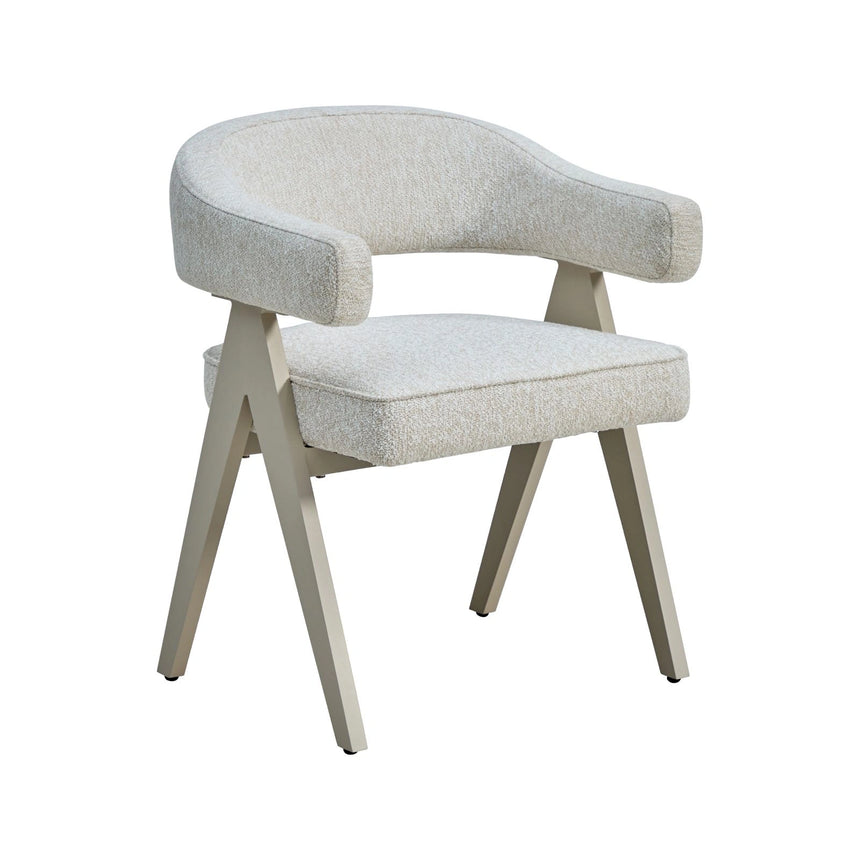 Outdoor-Essstuhl Catalan in ecru von Richmond Interiors – Bild 1