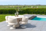 Outdoor-Essstuhl Mason mit Drehfunktion in beige alpine, 68x65x78 cm von Richmond Interiors – Bild 2
