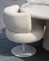Outdoor-Essstuhl Mason mit Drehfunktion in beige alpine, 68x65x78 cm von Richmond Interiors – Bild 8