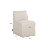 Outdoor-Essstuhl Riva in beige von Richmond Interiors – Bild 9