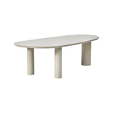 Outdoor-Esstisch Jabali aus Aluminium und gesintertem Stein in beige, 230x100x76 cm von Richmond Interiors – Bild 1