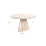 Outdoor-Esstisch Urban Bloom in sandsteinfarben, 140x140x77 cm von Richmond Interiors – Bild 7