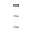 Outdoor Lampe Lunar aus Aluminium in light beige, 40x40x152 cm von Richmond Interiors – Produktbild 1