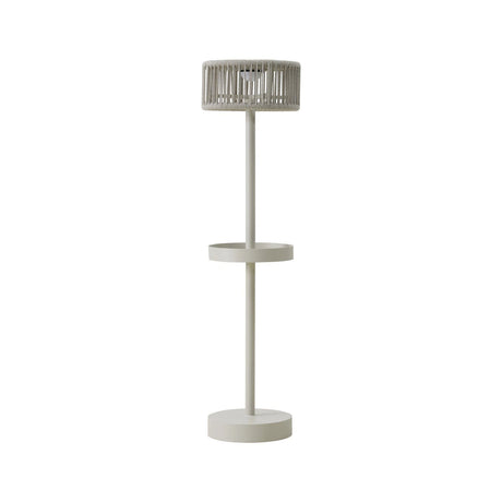 Outdoor Lampe Lunar aus Aluminium in light beige, 40x40x152 cm von Richmond Interiors – Produktbild 1