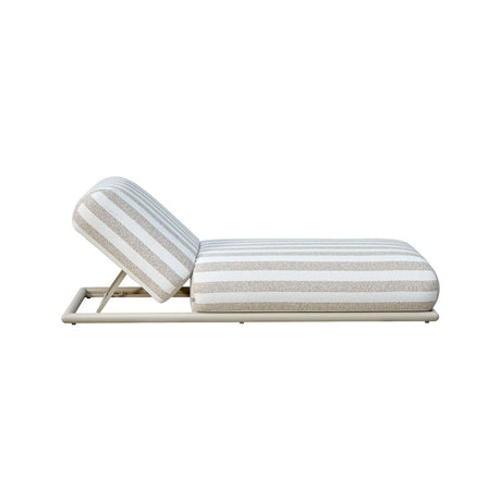 Outdoor-Liege Sullivan in ecru stripe, 85x196x36 cm von Richmond Interiors – Bild 3