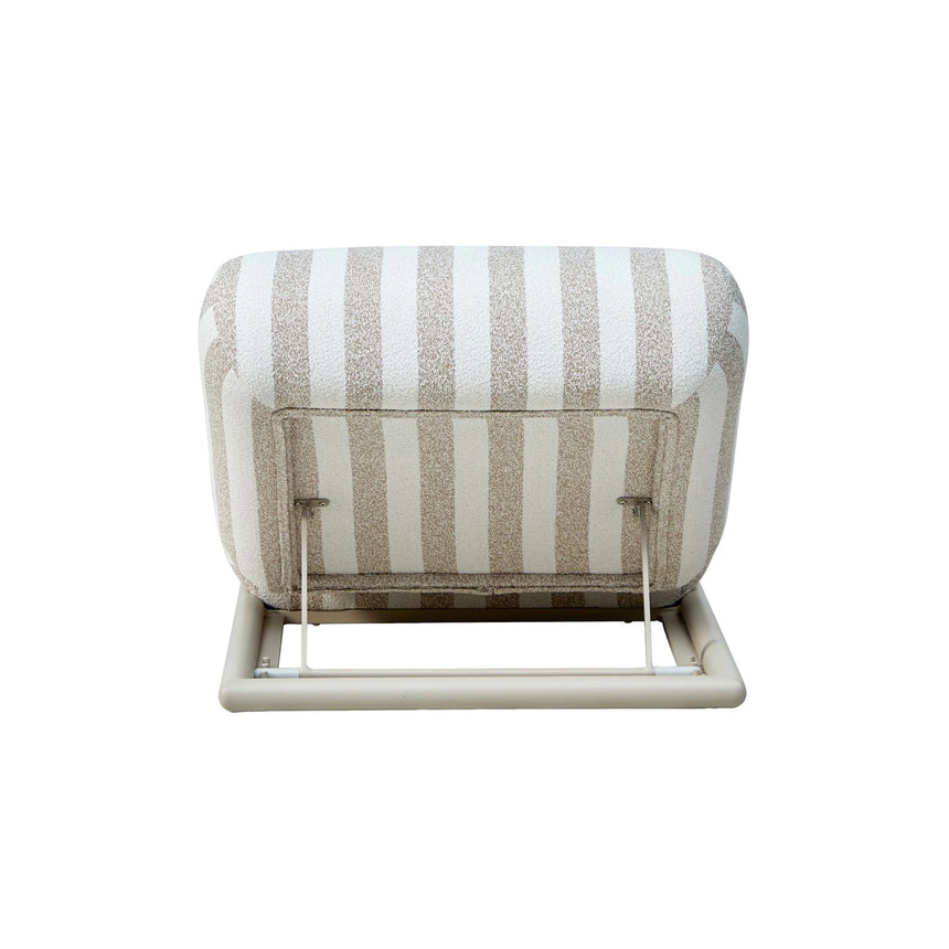 Outdoor-Liege Sullivan in ecru stripe, 85x196x36 cm von Richmond Interiors – Bild 5