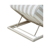 Outdoor-Liege Sullivan in ecru stripe, 85x196x36 cm von Richmond Interiors – Bild 6