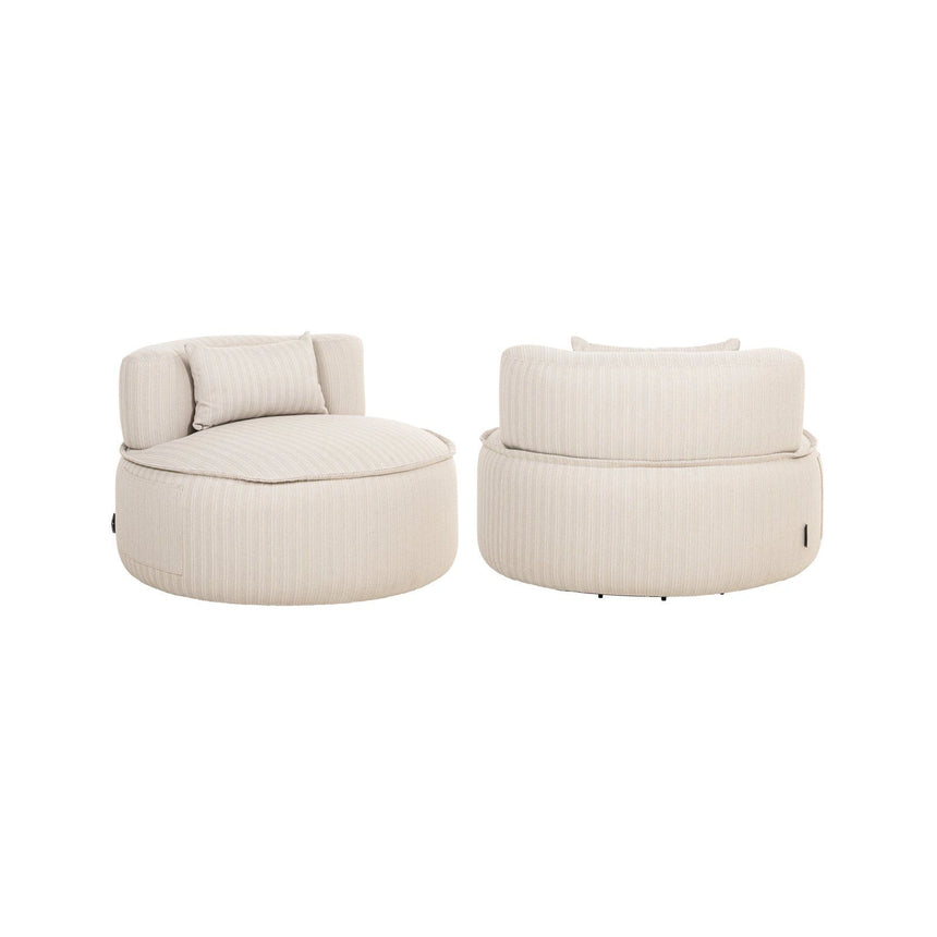 Outdoor Lounge Stuhl Nammos in beige swivel von Richmond Interiors – Produktbild 1