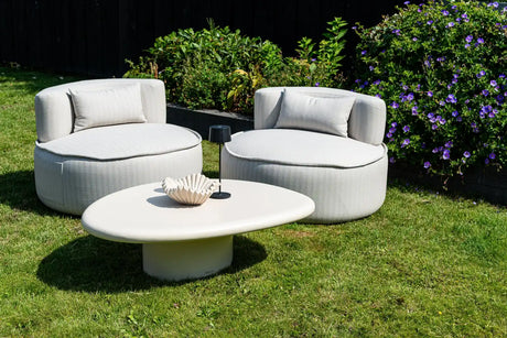 Outdoor Lounge Stuhl Nammos in beige swivel von Richmond Interiors – Produktbild 12