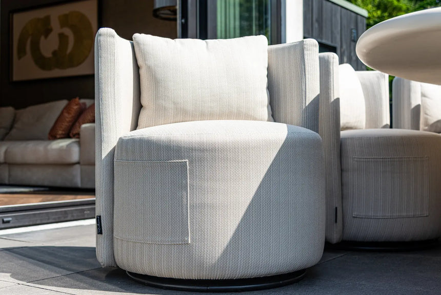 Outdoor Stuhl Marlin in beige, 79x75x80 cm von Richmond Interiors – Produktbild 12