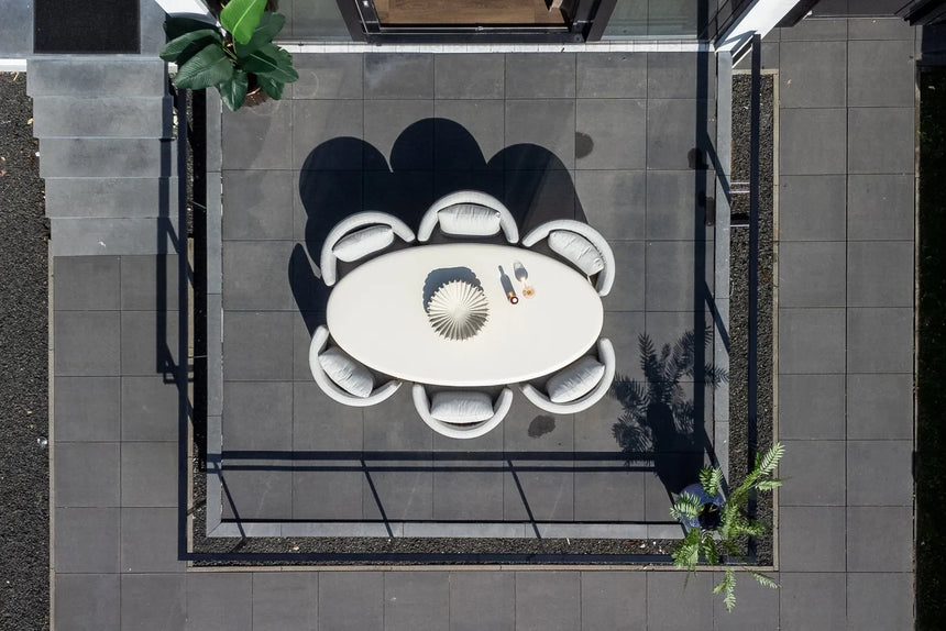 Outdoor Stuhl Marlin in beige, 79x75x80 cm von Richmond Interiors – Produktbild 18