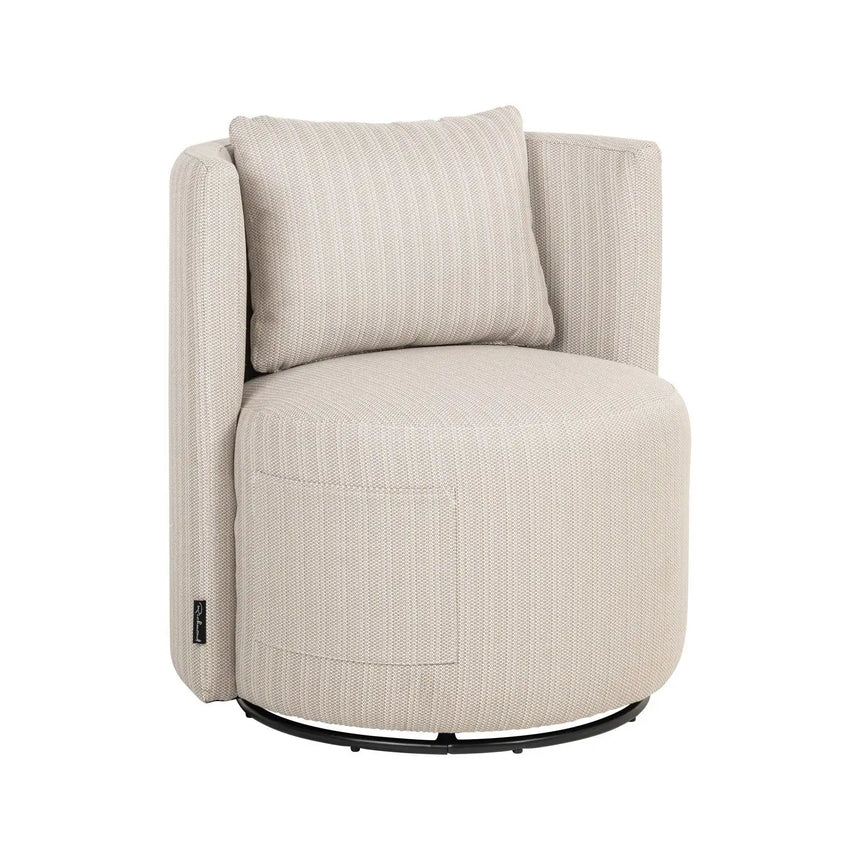 Outdoor Stuhl Marlin in beige, 79x75x80 cm von Richmond Interiors – Produktbild 2