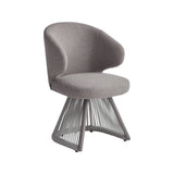 Outdoor Stuhl Nuba aus Aluminium und Olefin, Seil, in Greige Alpine von Richmond Interiors – Bild 1