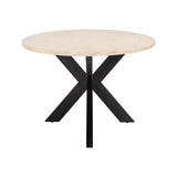 Ovaler Esstisch Avalon mit Travertin in bronze, 230x116x76 cm von Richmond Interiors – Bild 3