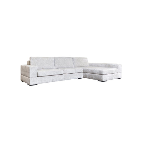 Pasha 3-Sitzer Sofa, in pearl island, Chaiselongue rechts, 366x213 cm von Richmond Interiors – Produktbild 1