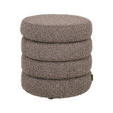 Pouf und Fußhocker Adele in brown chunky, 50x50x48 cm von Richmond Interiors – Bild 1