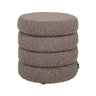 Pouf und Fußhocker Adele in brown chunky, 50x50x48 cm von Richmond Interiors – Bild 1