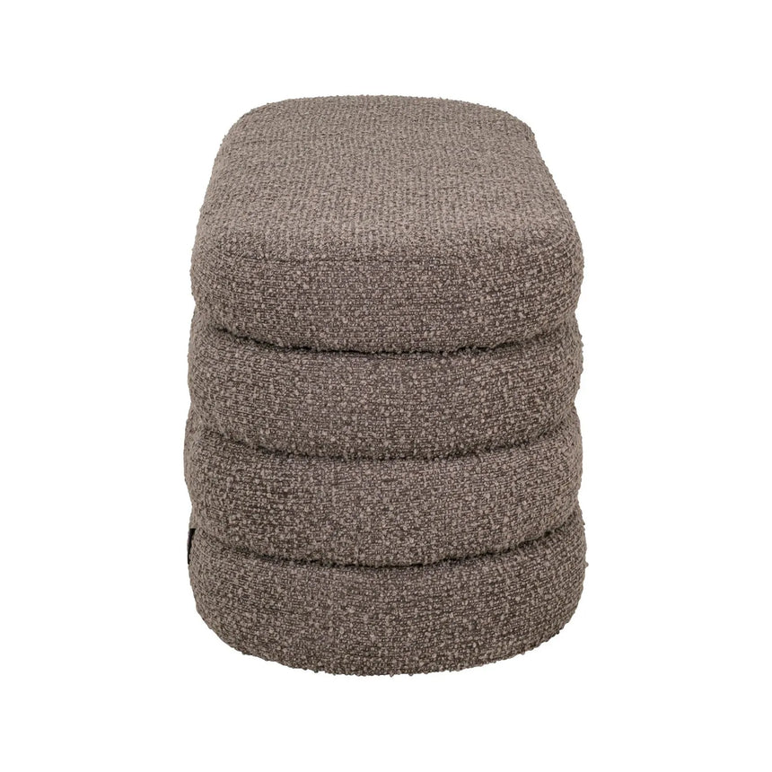 Pouf und Fußhocker Camille in brown chunky, 131x46x46 cm von Richmond Interiors – Bild 3