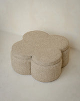 Pouf und Fußhocker Corbeau in sand tweed von Richmond Interiors – Bild 2