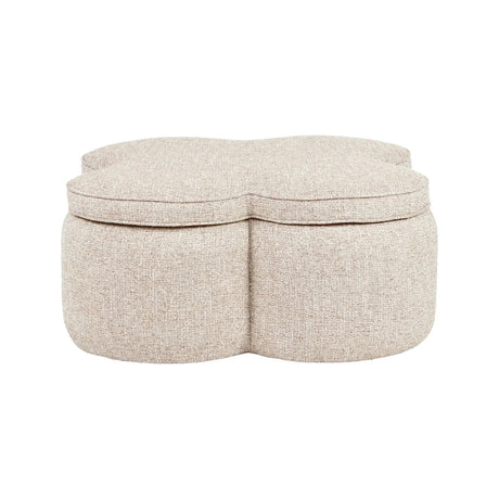 Pouf und Fußhocker Corbeau in sand tweed von Richmond Interiors – Bild 3