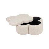 Pouf und Fußhocker Corbeau in sand tweed von Richmond Interiors – Bild 5