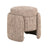 Pouf und Fußhocker Cupid mit Stauraum in mocca linear, 51x43x47 cm von Richmond Interiors – Bild 1