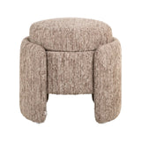 Pouf und Fußhocker Cupid mit Stauraum in mocca linear, 51x43x47 cm von Richmond Interiors – Bild 2