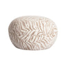 Pouf und Fußhocker Jace in beige tiger, 64x64x41 cm von Richmond Interiors – Bild 1