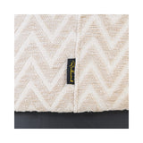 Pouf und Fußhocker Lexie in beige chevron, 70x70x42 cm von Richmond Interiors – Bild 2