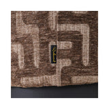 Pouf und Fußhocker Lexie in brown labyrinth, 45x45x47 cm von Richmond Interiors – Bild 2