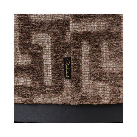 Pouf und Fußhocker Lexie in brown labyrinth, 70x70x42 cm von Richmond Interiors – Bild 2