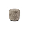 Pouf und Fußhocker Lexie in greige, 45x45x47 cm von Richmond Interiors – Bild 1
