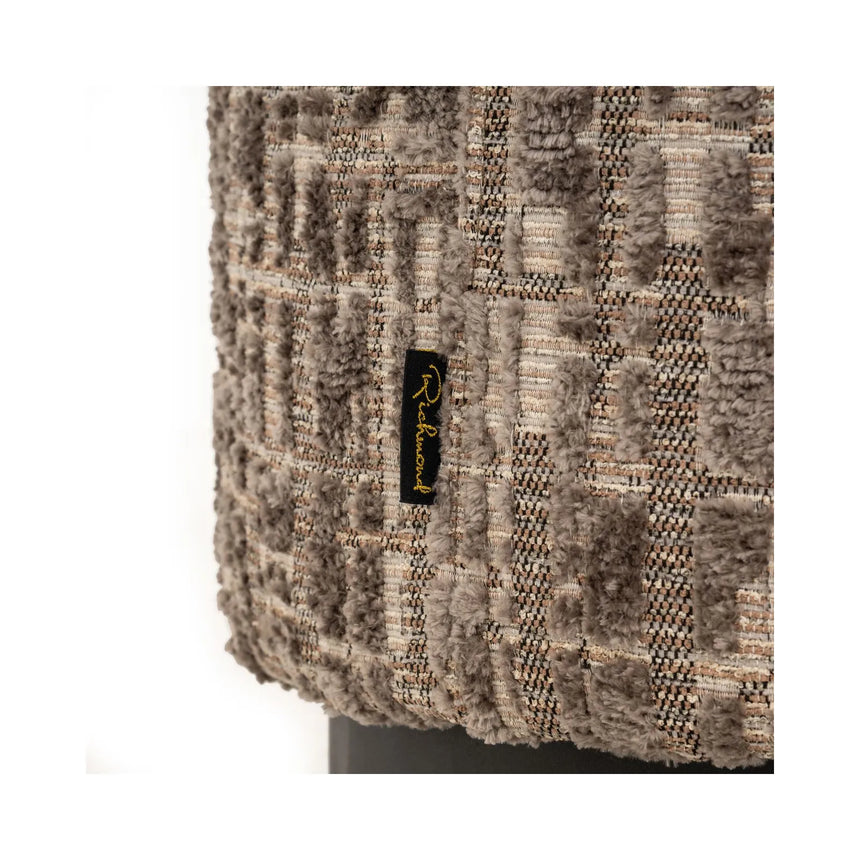 Pouf und Fußhocker Lexie in greige, 45x45x47 cm von Richmond Interiors – Bild 4